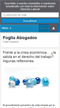 Mobile Screenshot of foglia-abogados.com.ar