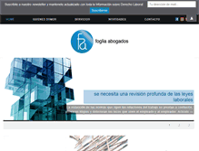 Tablet Screenshot of foglia-abogados.com.ar